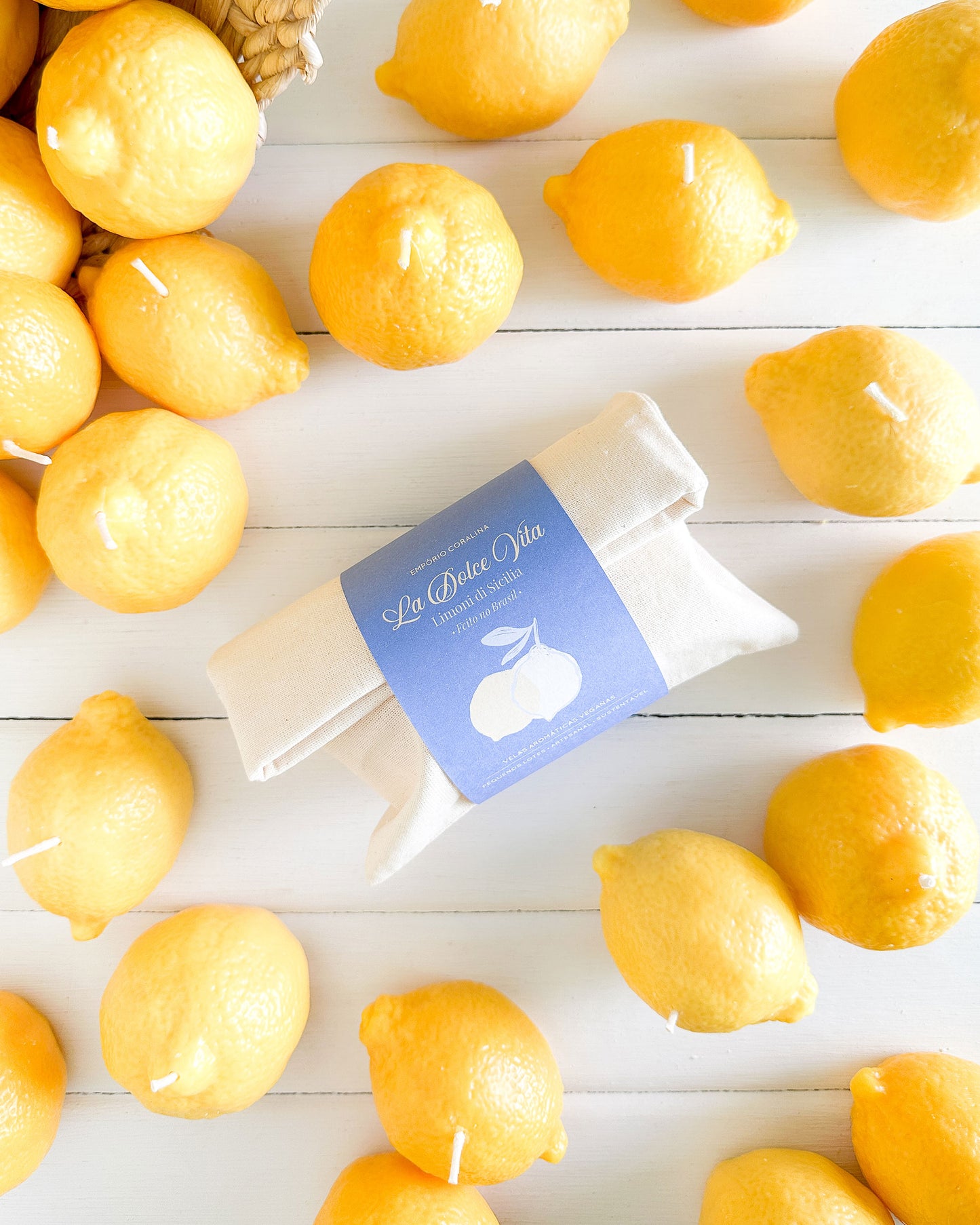 Velas Aromáticas Limão Siciliano • Coleção La Dolce Vita