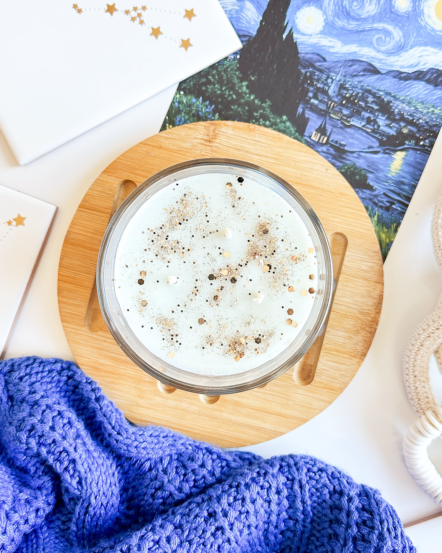 Vela Aromática • Noite Estrelada, Van Gogh