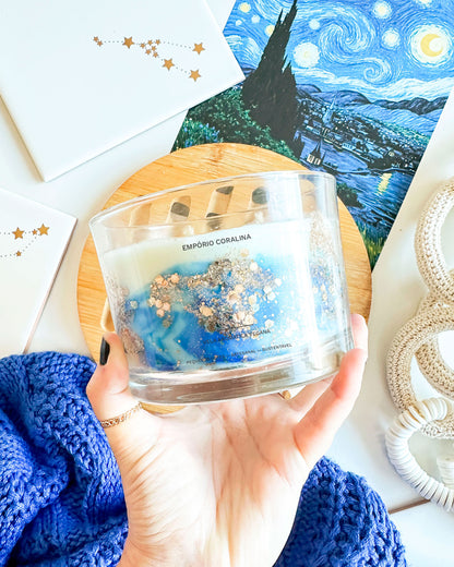Vela Aromática • Noite Estrelada, Van Gogh