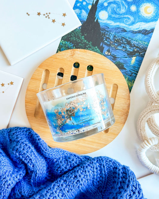 Vela Aromática • Noite Estrelada, Van Gogh