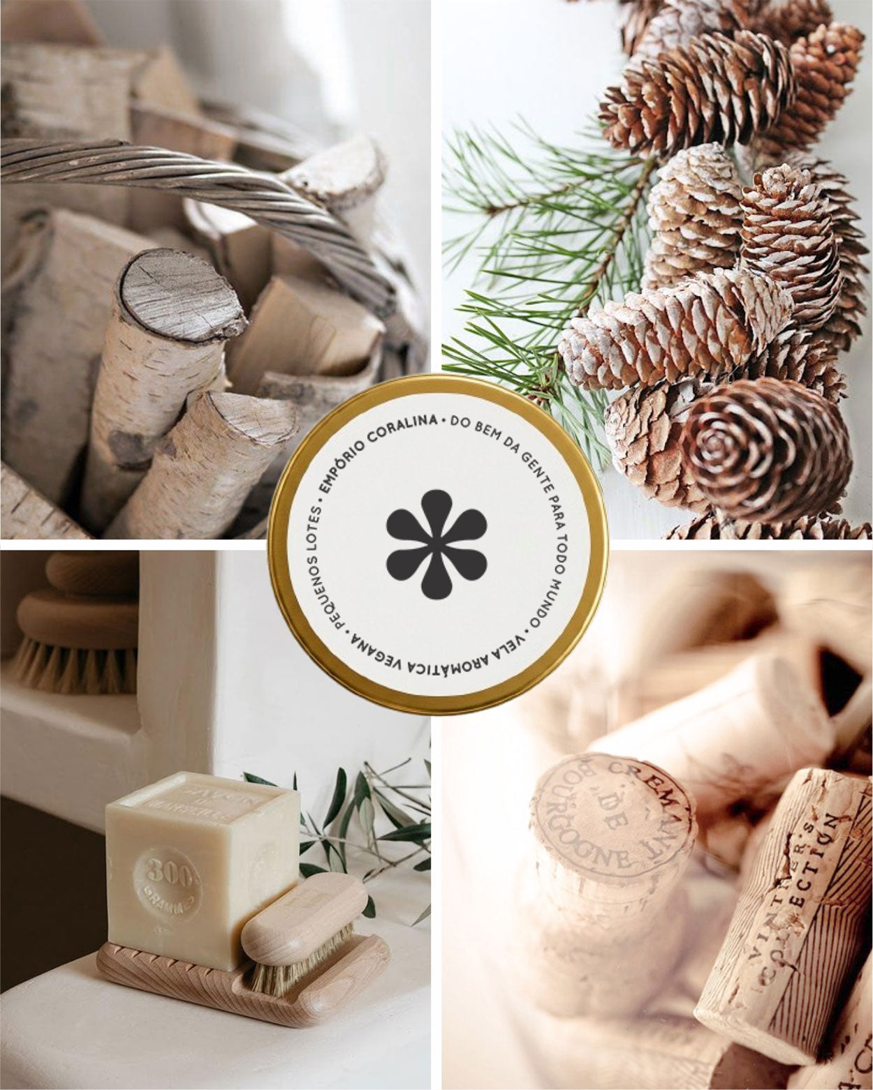 Vela Aromática Travel Tin • Farmhouse • Limão & Madeiras