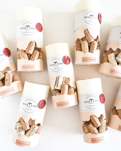 Vela Aromática Rolhas de Vinhos • Design Circular → Coleção Wineyard