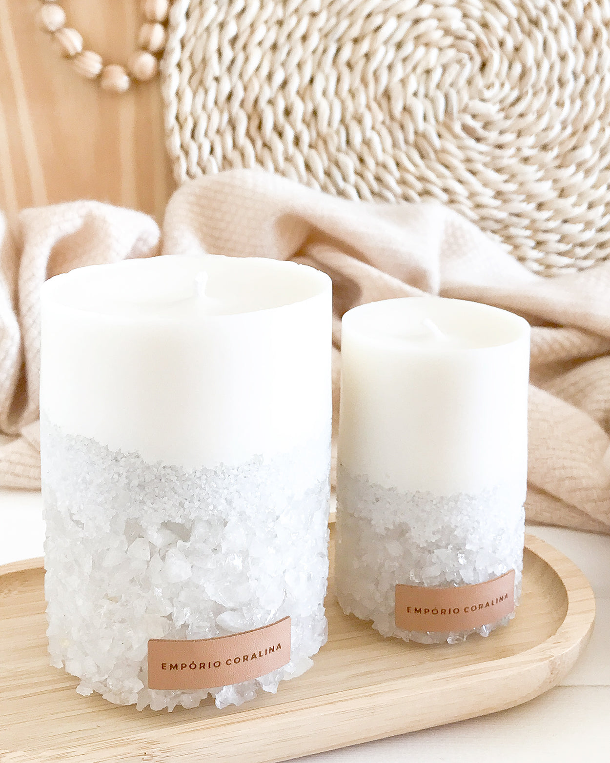 Velas Aromáticas - Pedras & Cristais • Cristal de Quartzo M