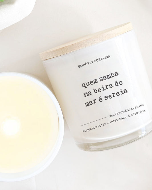 Vela Aromática • TemPOesia • Quem Samba na Beira do Mar é Sereia