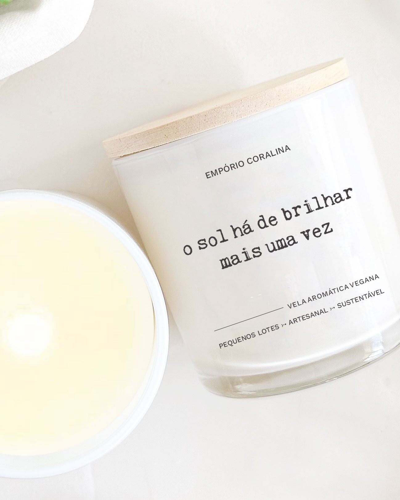 Vela Aromática • TemPOesia • O Sol Há de Brilhar Mais Uma Vez