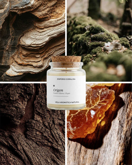 Vela Aromática Cora • Origem • Chypre Verde & Terroso