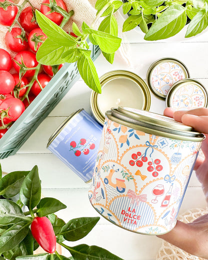 Vela Aromática Folhas de Tomate • Coleção La Dolce Vita