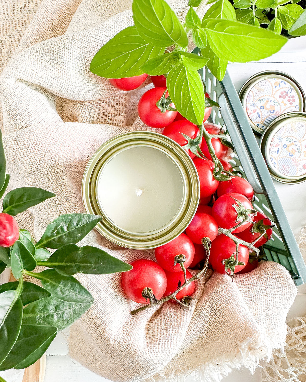 Vela Aromática Folhas de Tomate • Coleção La Dolce Vita